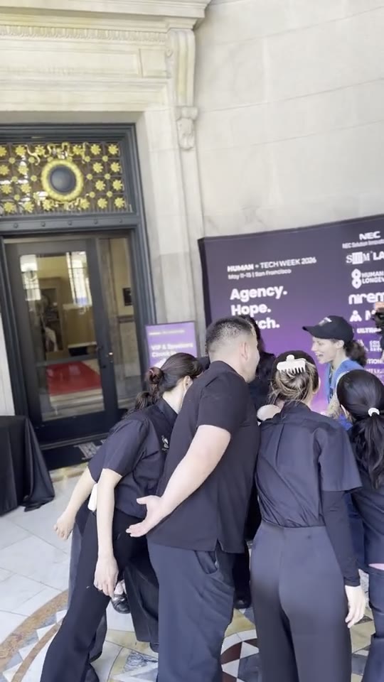 High Touch Catering team at Hibernia SF — Human Tech Week 2026