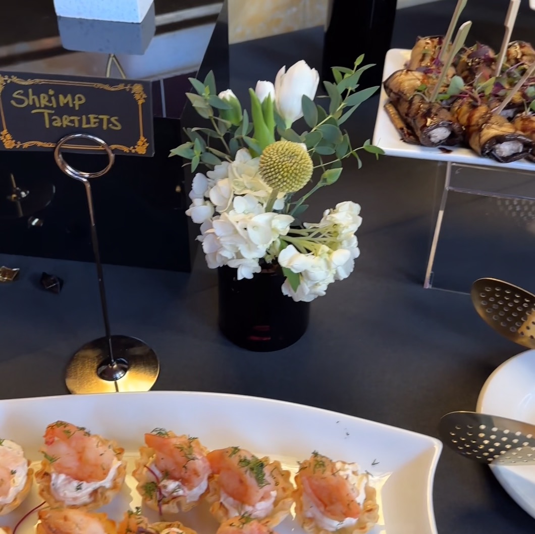 High Touch catering food setup at a San Francisco event