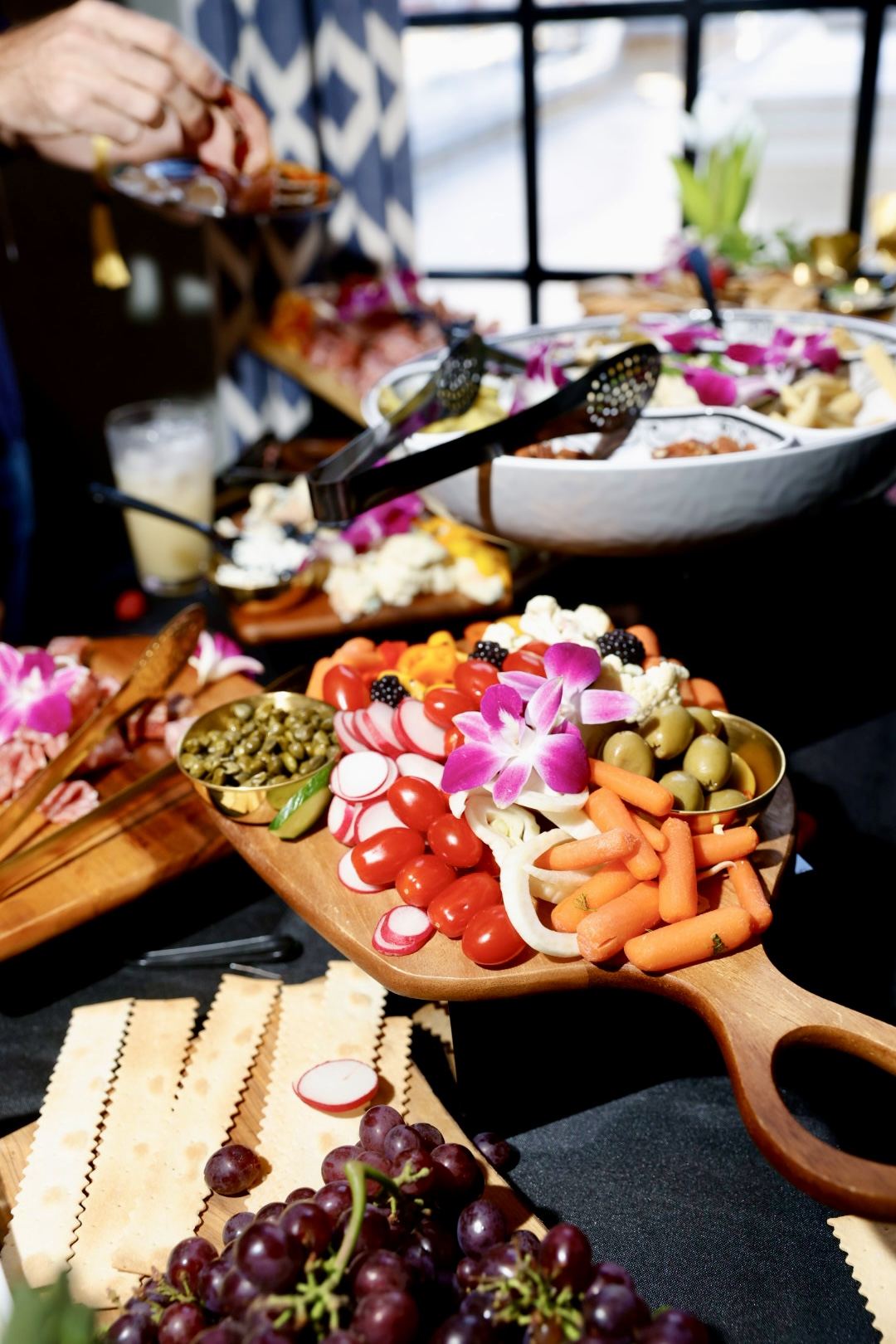 High Touch Catering corporate grazing table — San Francisco Bay Area