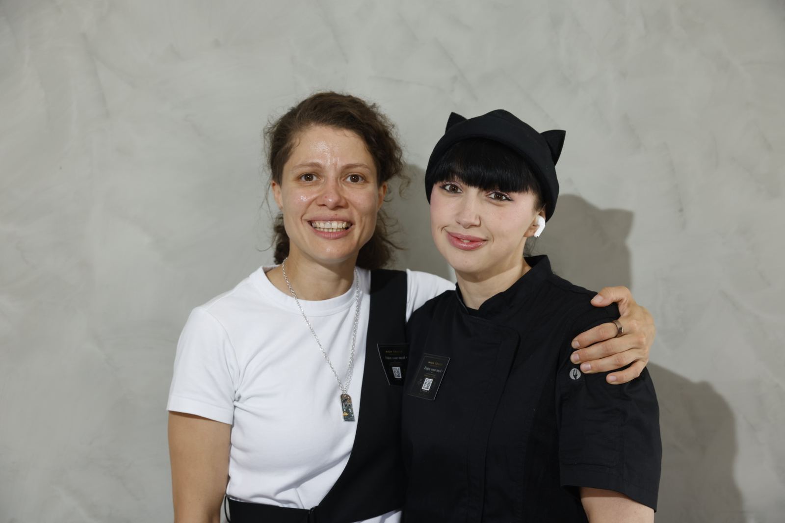 Lena Zakharova and Chef Elena Fedchenko — founders of High Touch Catering